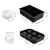 Import 2Pack Reusable BPA Free Ice Cube Molds Food Grade Silicone Sphere Ice Ball Makers Ice Cube Trays from China