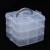 Import 3 / 5 /6 levels stackable plastic container with lids for small rocks snaps screws nails beads jewelry storage organizing from China