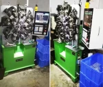 3 Axis CNC Automatic coil spring machine cnc , 8xCam wire forming bending machine