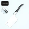 3 piece stainless steel black wood handle cheese knife set and laguiole cheese spreader tools