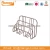 Import 3 Stacking sorter sections wire mesh gold desktop paper letter holder from China