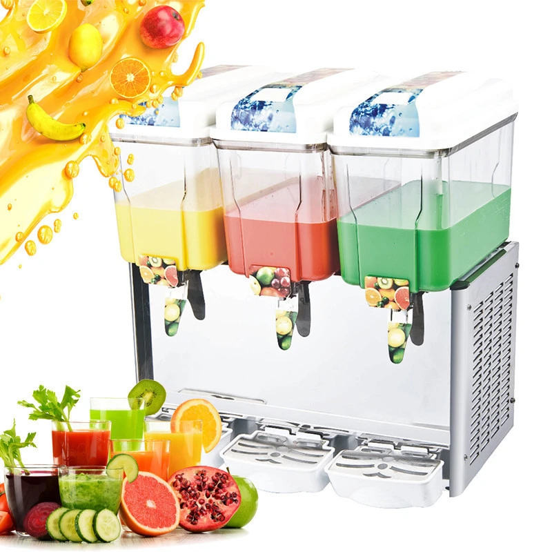 3 tanks refrigeration commercial cold drink beverage dispenser manufacturer