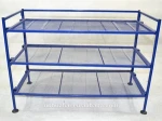 3 tier utility metal shoe rack