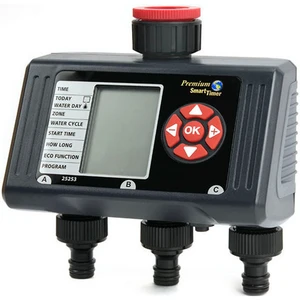 3 Zone Programmable Electronic Water, Best Automatic Water Timer For Garden