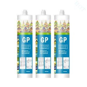 300ML General purpose GP Waterproof silicone sealant  adhesive glue for glass caulking mildew proof free sample