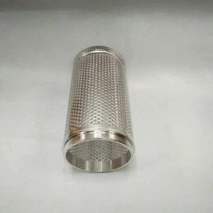 304 316 316L stainless steel perforated filter for pharmaceutical and food processing areas