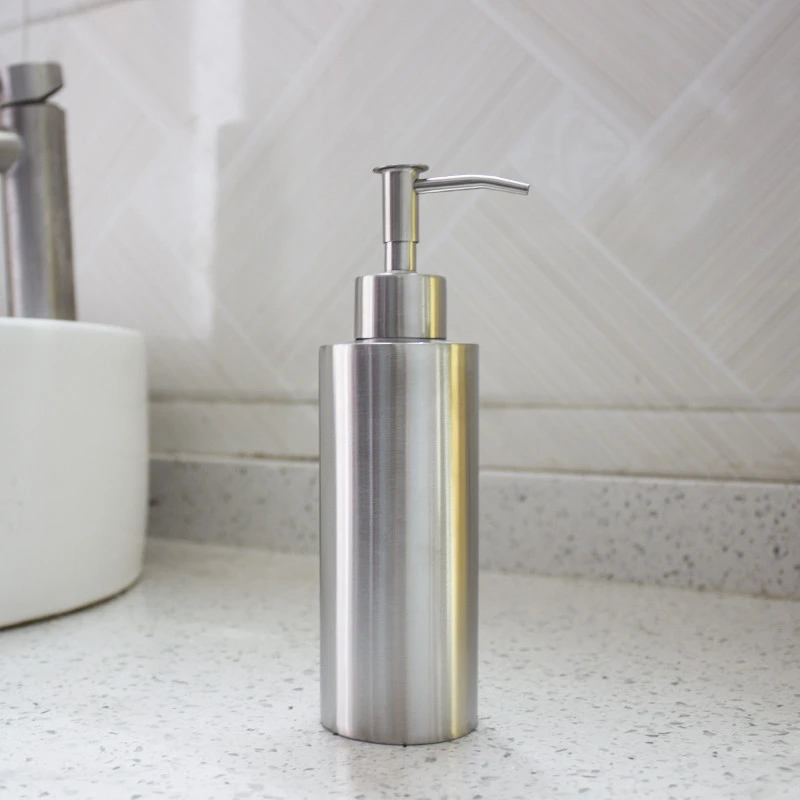 304 Stainless Steel Bath Bottle Empty Personal Care Bottles Manufacturer Supply