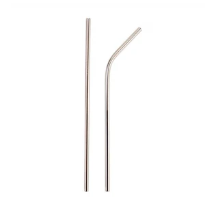 304 Stainless Steel Straw Titanium Plated Color Tea Coffee Drink Metal Straw