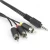 Import 3.5MM to 3 RCA audio cable av cable audio video cable from China
