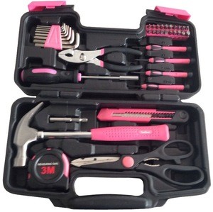 39pcs lady gift hand tools kit set with wrench screwdriver hex key