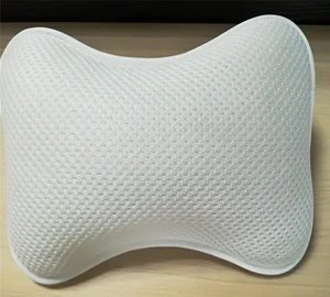 3D mesh spa pillow with suction cups,3D mesh bath pillow with suction cups