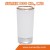 Import 3oz White Wine Shot Glass Shot for Dye Sublimation With Golden Rim from China