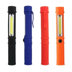 4 Colors COB LED Mini Pen Multi-function LED Torch Inspection Lamp Pocket Led Flashlight Torch with Clip Magnet