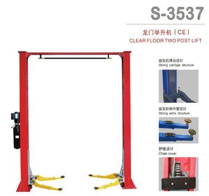 4 ton used clear floor 2 post car lift for sale