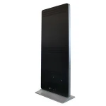 43 inch oem odm aluminum ultra frame free standing internet kiosk digital advertising