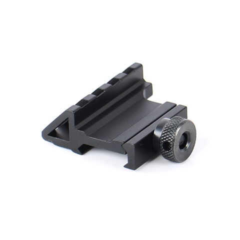 45 Degree Angle Offset Picatinny Rail Mount - Side 20mm Scope Mount