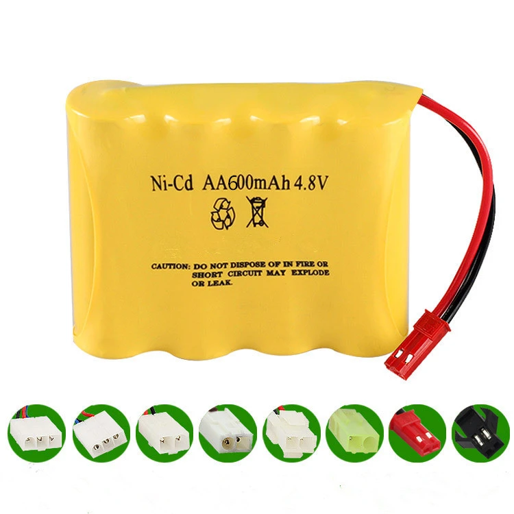 4.8V 600mAh nickel-cadmium rechargeable battery for remote control car NICD battery 5 AA