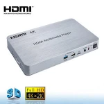 4K 1080p support android full HD 3D media player memory HDD 4-ways HDMI media player