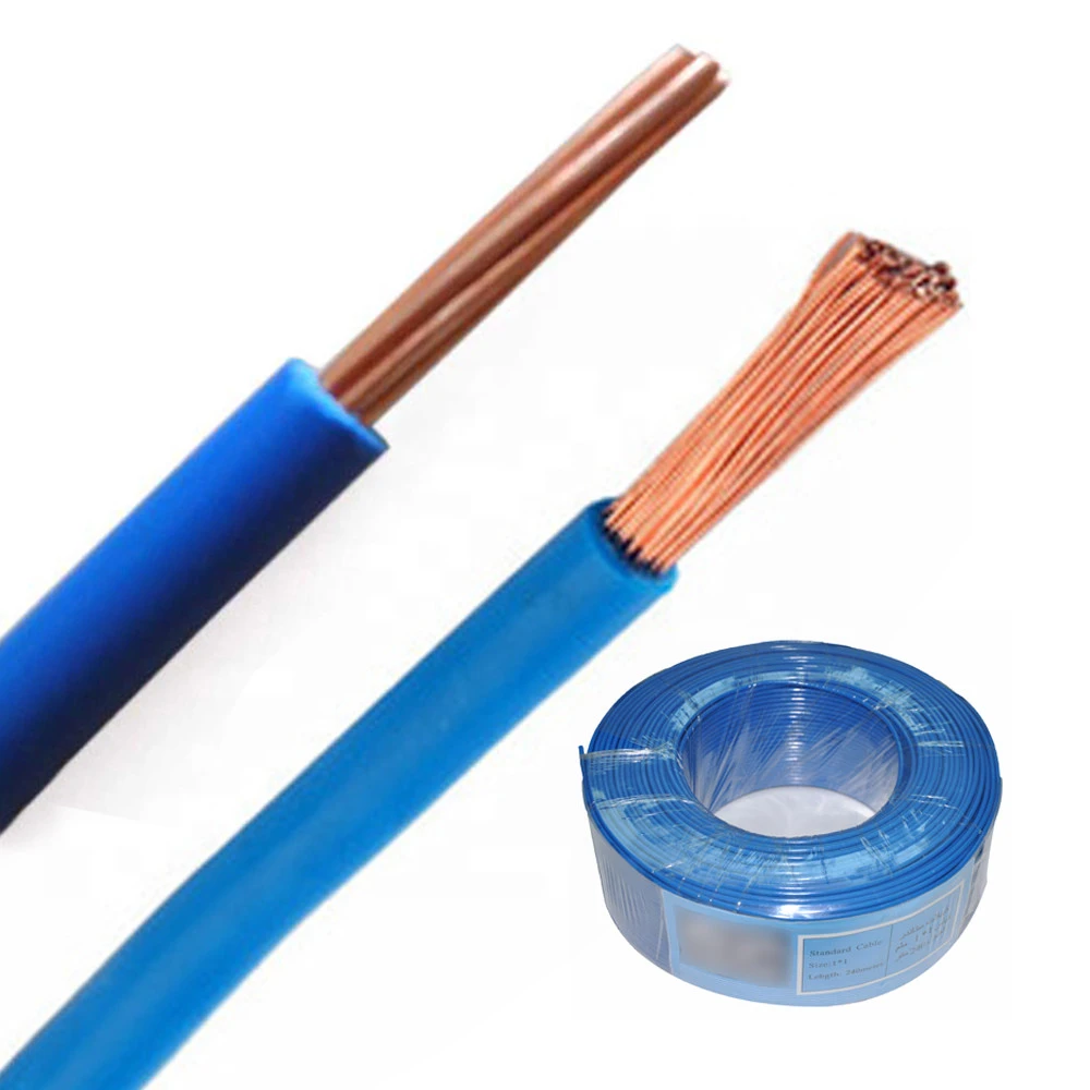 4mm electric cable pvc insulated electrical copper wire