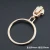 Import 5# metal zipper slider copper zipper puller, large ring circle zipper slider from China