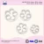 Import 5 Petals Blossom Flower Plunger Cutter 58/50/44/38mm Fondat Cake Cookie cutter from China