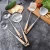 Import 5 pieces stainless steel wooden handle kitchen tools wooden handle ladle spatula spoon strainer cooking utensils from China