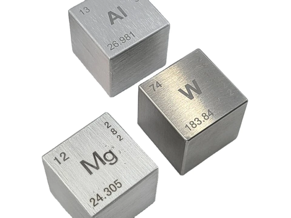 6 element cube groups 10mm density cube up to 99.99% pure daily metal cube aluminum titanium magnesium copper chromium silicon
