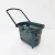 Import 60L Plastic Basket with handle Rolling Shopping Basket Laundry Basket with wheels from China