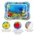 66cm blue ocean theme baby tummy time water play mat floating inflatable baby water mat