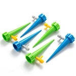 6pcs Garden Automatic Watering Spikes Plant Irrigation System with Valve