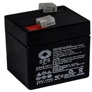 6V 1 Ah SLA battery with Terminal T1