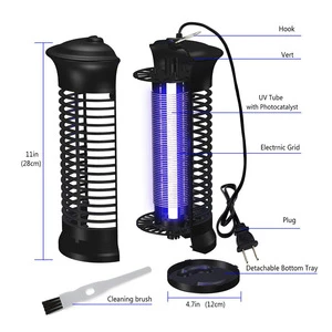 6W led mosquito killer lamp Bug Zapper, Electric Flying Zapper with UV Light