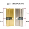 70mm Customized An-drill Mortise Solid Brass Door Cylinder Lock With Master Keys Lock Cylinder