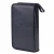 Import 72 capacity pu leather black zipper personalized dvd case box from China