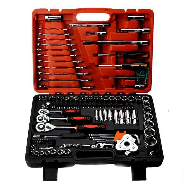 72Pcs 128Pcs 197Pcs New Item Hand Tools For Car Auto Repair Used In Mechanical Tool Set For Auto Repair