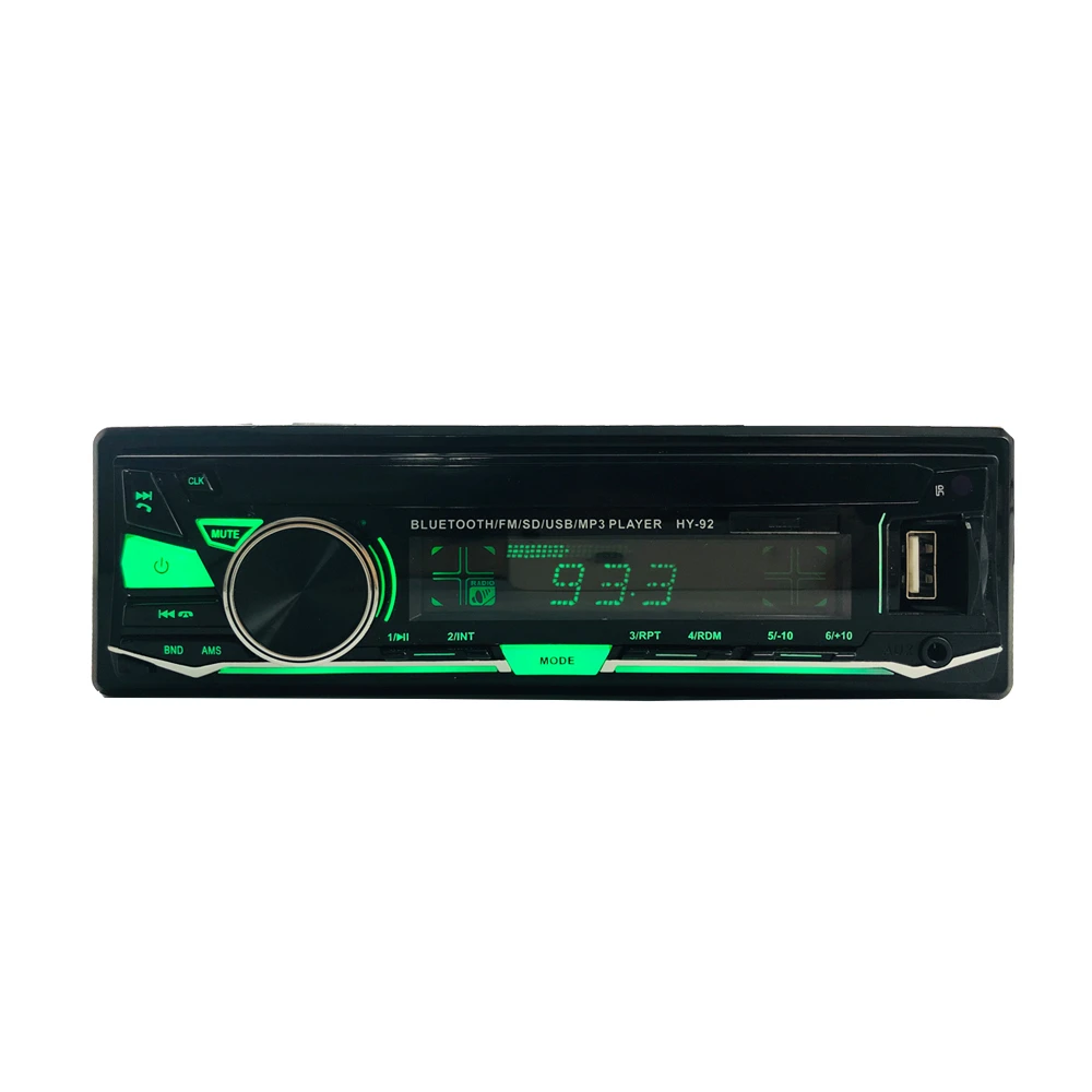 7388ic 1dinr auto radio Car music player with AUX USB music support Phone app control  car mp3 player