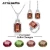 Import 7.4 Carats Ruby Gemstones Pendant Earrings Ring 925 Sterling Silver Three Pieces Ruby Jewelry Sets For Women Engagement Wedding from China