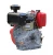 Import 7.5KW spline shaft recoil start red color diesel engine price from China