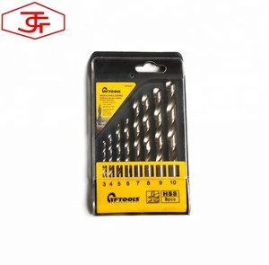 8 Pieces HSS Twist Tungsten Carbide Drill Bit Set