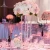 Import 80 CM Tall Clear Acrylic Table Centerpiece Flower Stand for Wedding and Event Party Decoration Supplies Square 25 cm Diameter from China