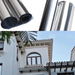 90*200mm Silver black reflective glass window tint film supply to Amazon Ebay