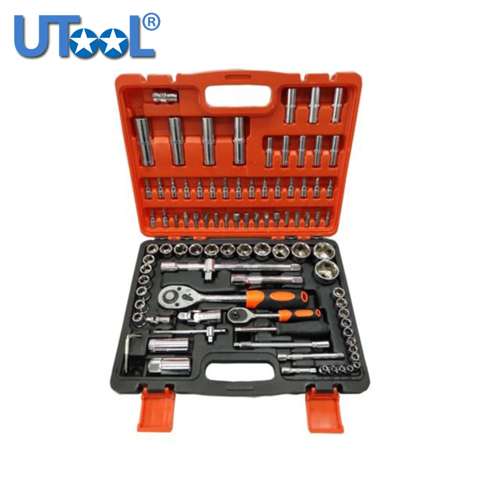 94pcs auto repair socket wrench set for fully functional high-quality vehicle repair tools to easy use