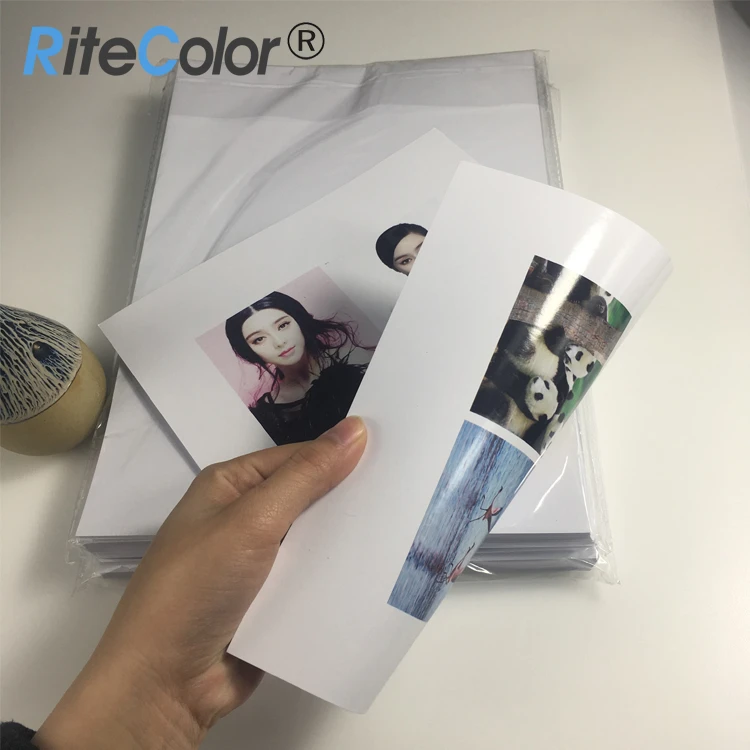 A3 A4 4r Desktop Premium RC Double Sided Inkjet Photo Paper for Waterbased Ink