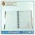 Import a4 a5 plastic cover spiral notebook with color pages pp/pvc cover from China