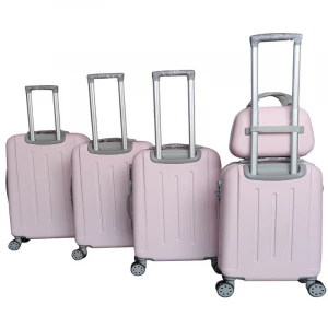 abs carry on cabin luggages and trolley bags travel suitcase with small hand bag