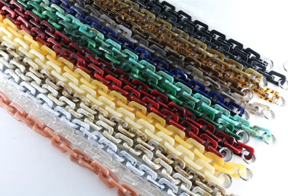 Acrylic Resin Chain Belt Bag Accessories 60cm