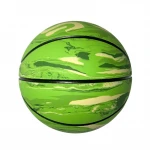 ActEarlier Desktop Decoration Funny Toy Rubber Elastic Hollowed Ball 6cm colorful Mini Basketball ball