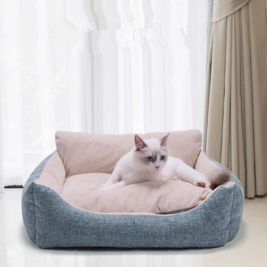 Adjustable Calming Puppy Large para mascotas Memory Foam Calming Comfortable Pet Dog And Cat Bed Sofa