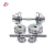 Import adjustable weight increase or decrease  dumbbell set 30kg Electroplated circular dumbbells from China