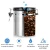 Import airtight coffee container 16oz stainless steel coffee canister with Co2 valve and scoop for Ground Coffee Beans Storage from China
